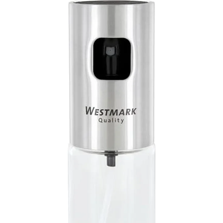 Westmark Essig- und Ölsprüher Set, Mit Pumpsprühkopf, Füllvolumen je 100 ml, Glas-Rostfreier Edelstahl, Silber-Transparent, 24362260 – Bild 3
