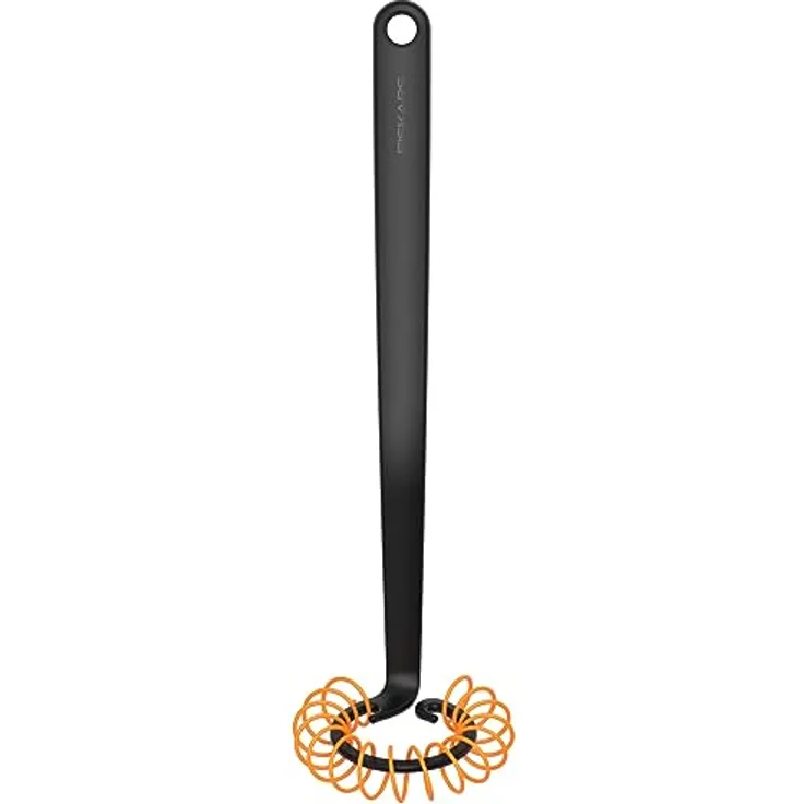 Fiskars Spiralbesen, Länge: 27 cm, Ø 6 cm, Kunststoff, Functional Form, Schwarz, 1014438
