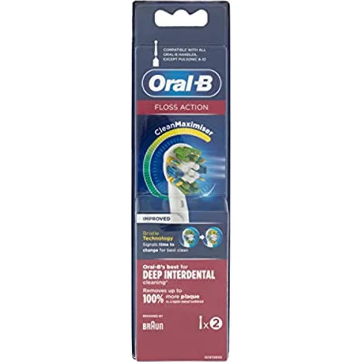 Oral-B FlossAction - Mit CleanMaximiser-Technologie - Bürstenköpfe - 2 Stk