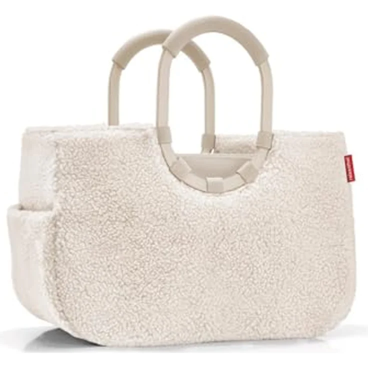 reisenthel loopshopper M, Einkaufstasche mit 25 Litern Volumen, teddy sand/beige, wasserabweisendes Polyester – Bild 4