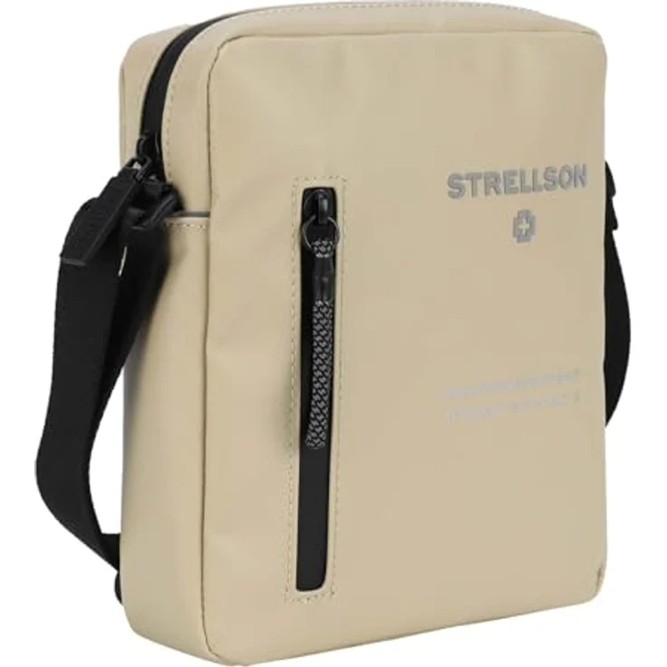 Strellson Umhängetasche Stockwell 2.0 Marcus, moderne City-Design Schultertasche in beige mit praktischer Aufbewahrung und gepolsterten Schultergurten – Bild 2