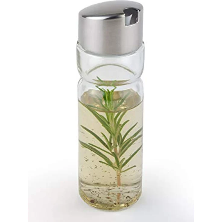 APS 40460 ECONOMIC Glas Menage mit Edelstahlabdeckung und Non-Drip Spout, 11 x 10.5 x 22 cm – Bild 4