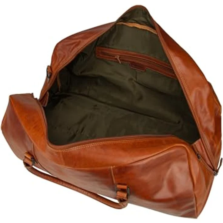 Greenburry Newport Weekender Reisetasche, 54 cm, 100% Leder, braun – Bild 5