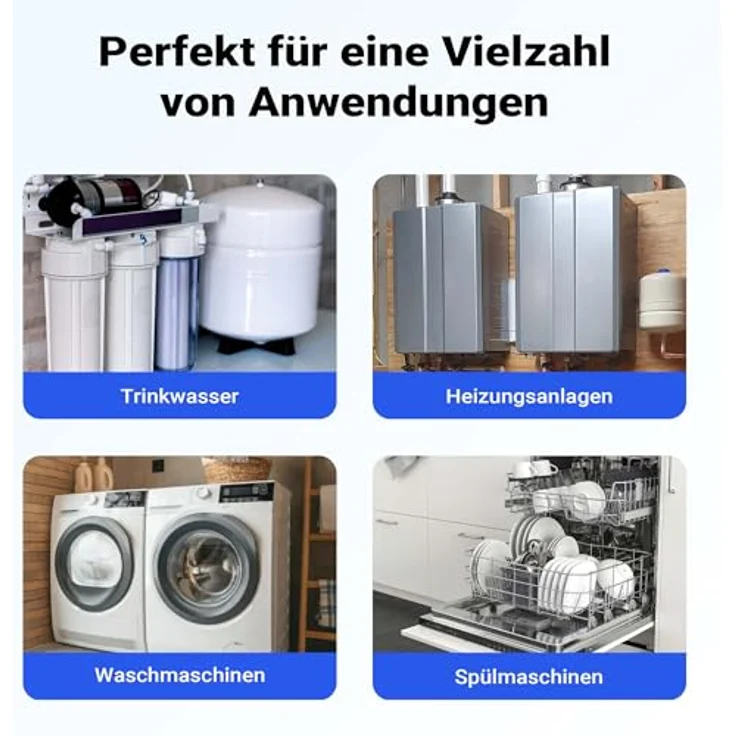 Naturewater NW-BR10A Wasserfilter, 1 Stufen Sedimentfilter mit 5 µ Filterfeinheit, 26,16 mm (3/4") Filtereinsatz, inkl. Wandhalterung und Filterschlüssel – Bild 6