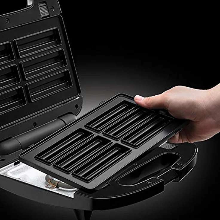 Russell Hobbs Zusatzplatten 3er Set [Cake Pop, Mini Donut & Churros] Ergänzung für 3-1 Multifunktionsgerät Fiesta 24540-56 (spülmaschinengeeignete, hochwertige antihaftbeschichtete Platten) 25490-56 – Bild 3