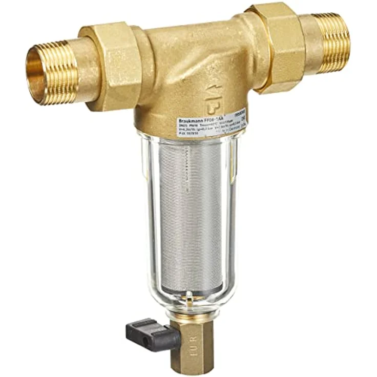 Honeywell Wasserfilter Feinfilter FF06 MiniPlus - DN 25, 1" Transparentes Gehäuse, einfache Reinigung, hohe Betriebstemperatur – Bild 2