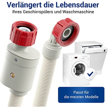 Aquastop Sicherheits-Zulaufschlauch 2m Für Waschmaschine & Spülmaschine - Schützt Vor Wasserschäden