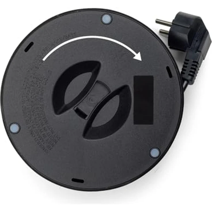 Livoo DOD216N Wasserkocher, 1,7 l, mit 1850 W/2200 W Leistung, Borosilikatglas, automatischer Abschaltung, Hintergrundbeleuchtung blau – Bild 4