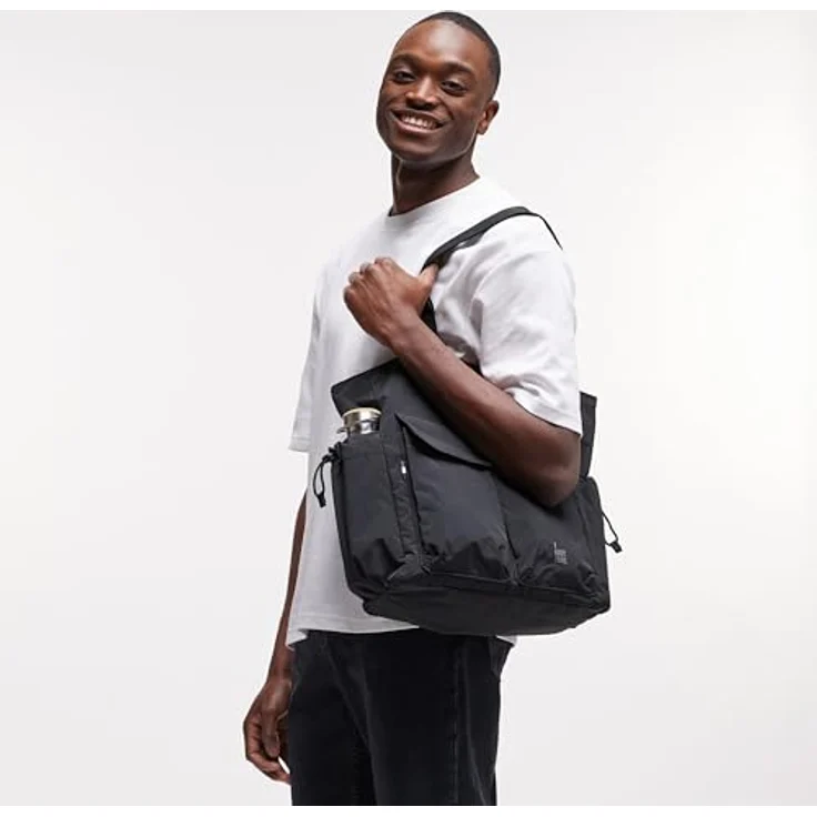 Got Bag Mellow Tote Bag, Monochrome Shopper Tasche aus 100% Polyester, 40 cm x 12 cm x 36 cm, schwarz – Bild 9