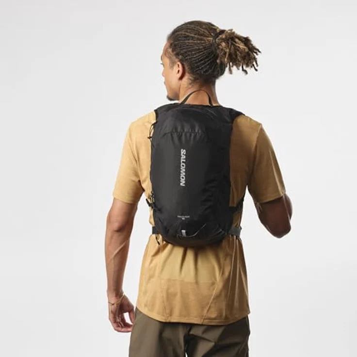 Salomon Sportrucksack TRAILBLAZER 10, mit Mesh-Einsätzen in schwarz – Bild 5
