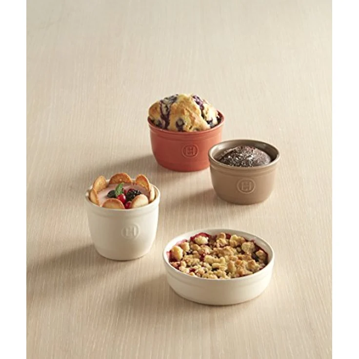 Emile Henry Crème Brûlée Ramekin Dish, Lehm, 2er-Set – Bild 6