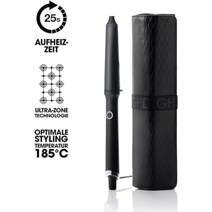 ghd Xmas 25 Creative Curl Set - Lockenstab mit entwirrendem Kamm, schützendem Stylinghandschuh und hitzebeständigem Bügelbeutel – Bild 3