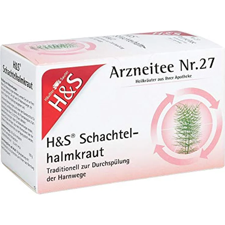 H&S Schachtelhalmkraut Filterbeutel, Arzneikräutertee, leicht bitter, 20x2 g – Bild 1