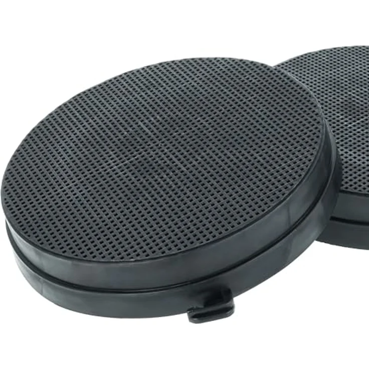 vhbw 4x Aktivkohlefilter für Falmec DESIGN+ SERIE: BUTTERFLY Dunstabzugshaube, 16,8 cm, schwarz, effiziente Geruchsfilterung und einfache Handhabung – Bild 5