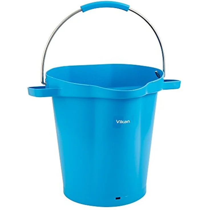 Vikan - Hygienischer Eimer - Mit Ausguss - Maßeinteilung - 20L - Blau – Bild 1