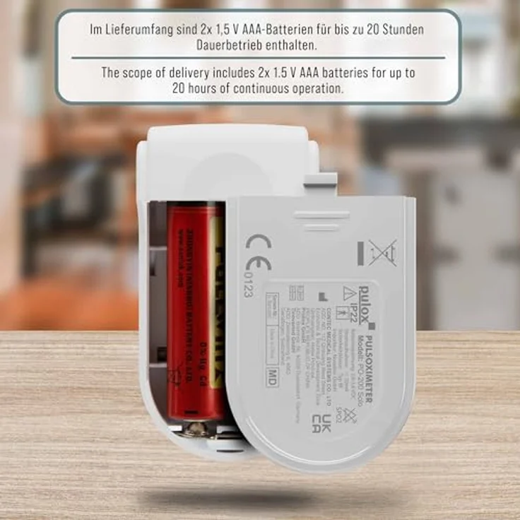 PULOX Pulsoximeter PO-200 Solo in Grau - Messung von SpO₂, Puls und PI - Klarer LCD-Anzeige, Farbdisplay und One-Touch Bedienung – Bild 4