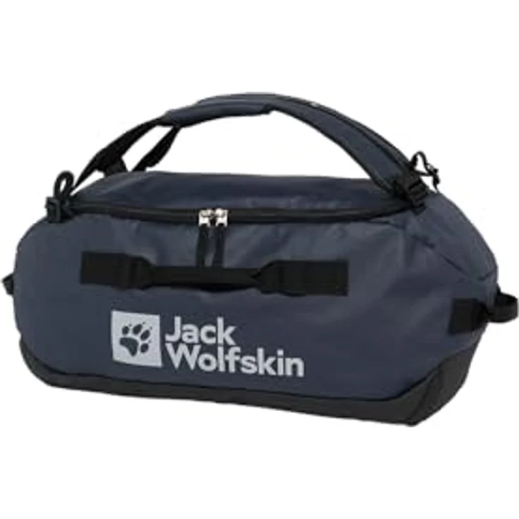 Jack Wolfskin All-In Duffle 35 Weekender Reisetasche, 58 cm, 100% Polyester, blau – Bild 1