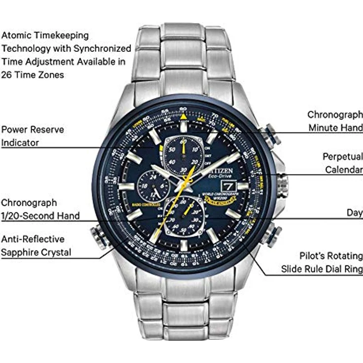 Citizen AT8020-54L Promaster-Sky Blue-Angels Funk 44mm 20ATM – Bild 7