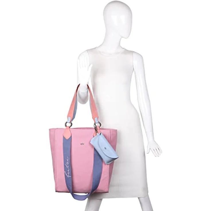 Fritzi aus Preußen Izzy02 Canvas Shopper Tasche, 32 cm, 100% Baumwolle, rosa – Bild 5