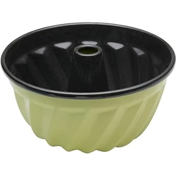 Riess Gugelhupfform 24cm, Emaille, Pistazie, besonders leicht entformbar, fruchtsäurebeständig, bakterienhemmend, CO2 neutral in Österreich hergestellt