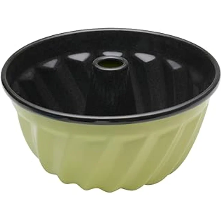 Riess Gugelhupfform 24cm, Emaille, Pistazie, besonders leicht entformbar, fruchtsäurebeständig, bakterienhemmend, CO2 neutral in Österreich hergestellt – Bild 1