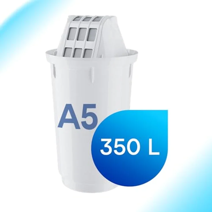 AQUAPHOR A5 Pack 2 Wasserfilterkartusche mit patentierter AQUALEN Technologie, weiß, 350 l – Bild 2