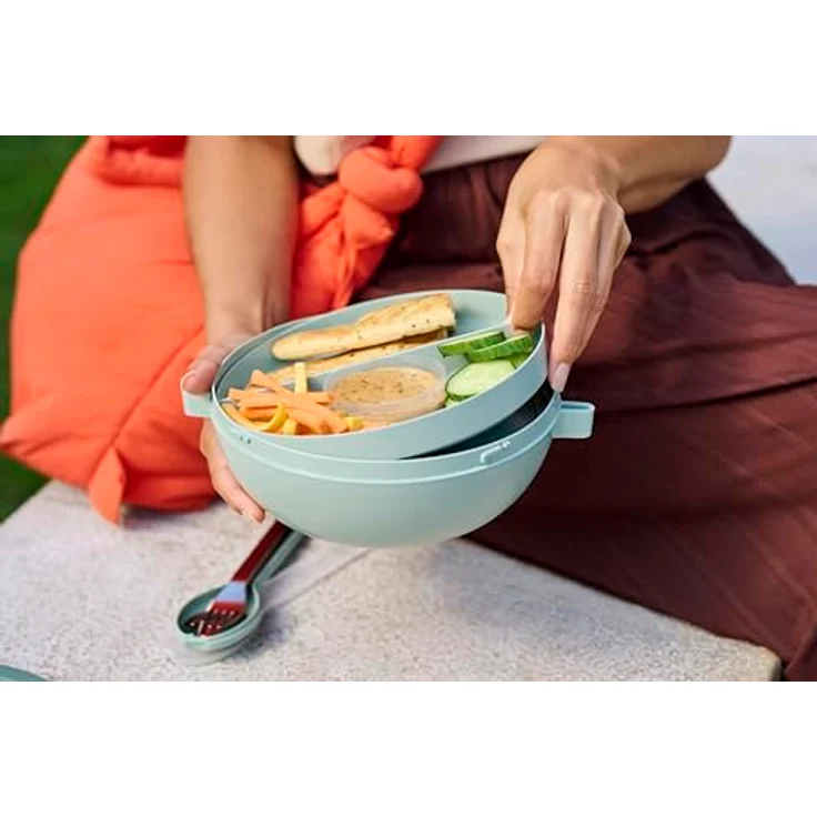 Mepal Vita, Lunchbox, Blau - Bento-Lunchbowl, 1,5 l, luft- und auslaufsicher – Bild 5