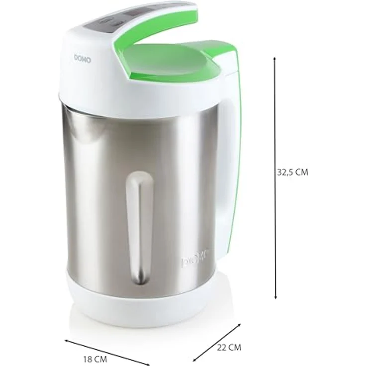 DOMO DO705BL Suppenkocher, Metall, 2 liters – Bild 6