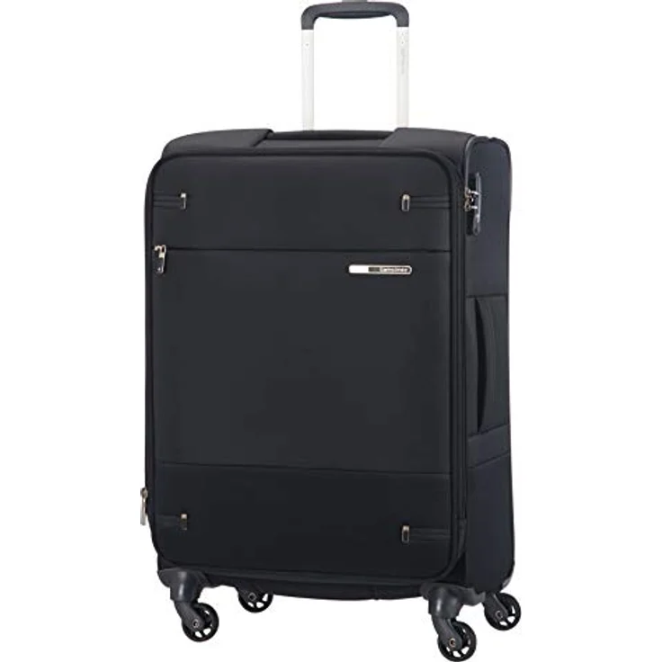 Samsonite Base Boost - Spinner M Erweiterbar Koffer, 66 cm, 67,5/73,5 L, Schwarz (Black) – Bild 1