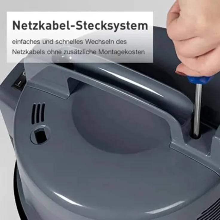 Hitachi DMG Staubsauger CV-400PPRO GR Grau, Bodenstaubsauger mit hoher Saugleistung – Bild 5