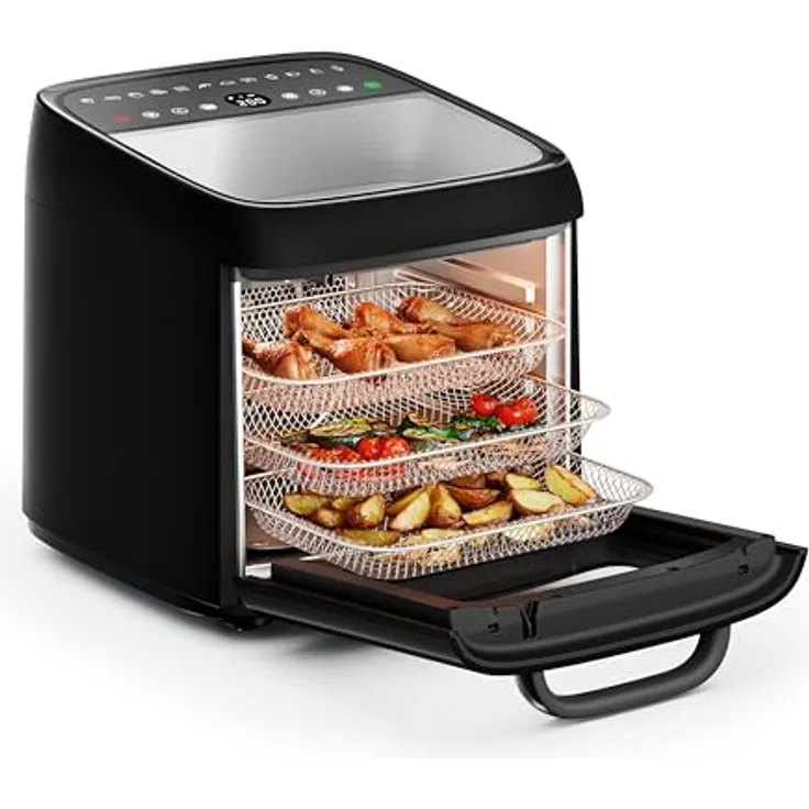 Princess Airfryer Oven Vision, 12,6 L Heißluftofen, 1800 W, Sichtfenster, einfache Reinigung, multifunktional