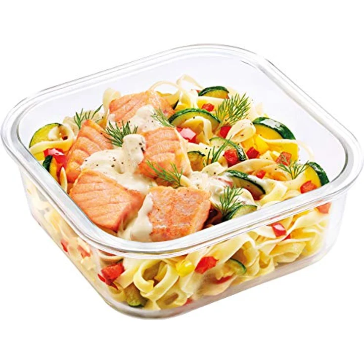 Maped PICNIK - Glas-Lunchbox, Frischhalte-Dose CONCEPT, mikrowellengeeignet, 1,2 Liter - storm blue – Bild 5