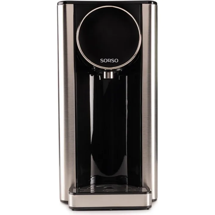 SORSO Flow Heißwasserspender mit 2600 W Leistung, 7 Temperaturstufen, 5 Mengenoptionen und 2,7-Liter-Wassertank, Edelstahl