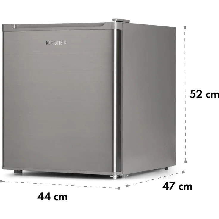 Klarstein Garfield Eco Gefrierschrank, freistehend, silber, Breite 44 cm, Energieklasse E – Bild 9