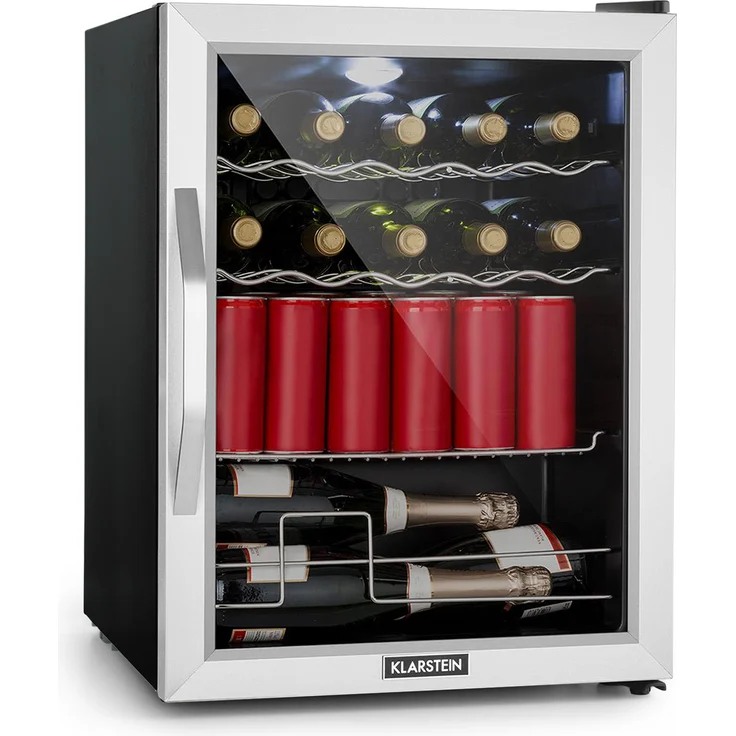 Beersafe XL Mix It Edition Getränkekühlschrank LED 4 Metallroste Glastür – Bild 1