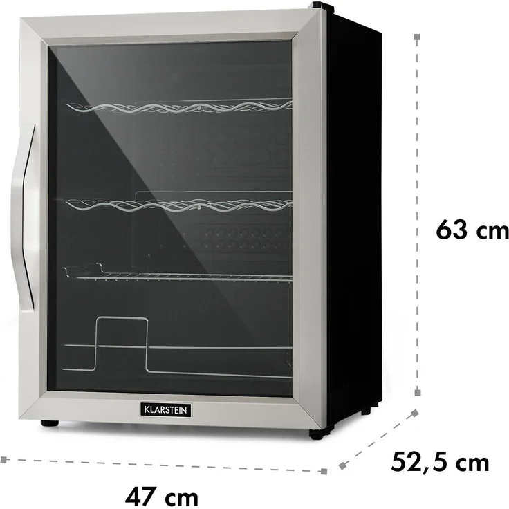 Beersafe XL Mix It Edition Getränkekühlschrank LED 4 Metallroste Glastür – Bild 9