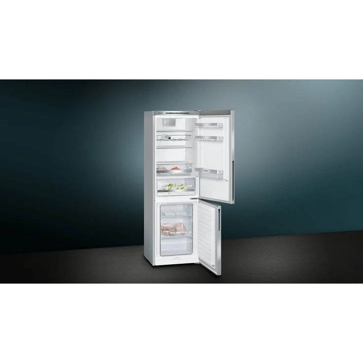 Siemens KG36EALCA Kühl-Gefrierkombination, freistehend, silber, LowFrost, 0-Grad-Zone, LED, Schnellgefrieren, Breite 60 cm – Bild 7