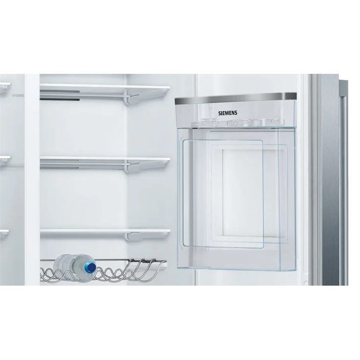 Siemens KA93GAIEP Side-by-Side-Kühlschrank, freistehend, silber, NoFrost, Schnellkühlen, Schnellgefrieren, Wasser- und Eiswürfelspender, Festwasseranschluss, Breite 90.8 cm – Bild 13