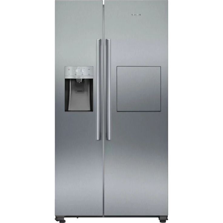 Siemens KA93GAIEP Side-by-Side-Kühlschrank, freistehend, silber, NoFrost, Schnellkühlen, Schnellgefrieren, Wasser- und Eiswürfelspender, Festwasseranschluss, Breite 90.8 cm – Bild 6