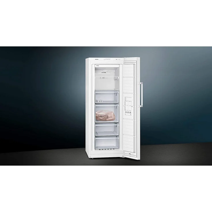 Siemens GS29NVWEP Gefrierschrank, freistehend, weiß, NoFrost, Schnellgefrieren, Breite 60 cm, Energieklasse E – Bild 7
