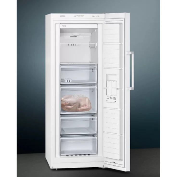 Siemens GS29NVWEP Gefrierschrank, freistehend, weiß, NoFrost, Schnellgefrieren, Breite 60 cm, Energieklasse E – Bild 13