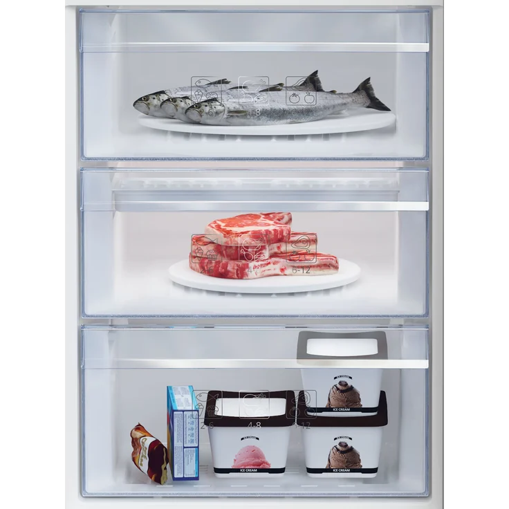Beko RCSA366K40XBN Kühl-Gefrierkombination, freistehend, silber, Breite 59.5 cm – Bild 9