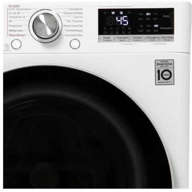 LG V7WD107H2E, Waschtrockner, Energieeffizienzklasse E, Standgerät, Breite 60 cm, Geräuschemissionsklasse A – Bild 4