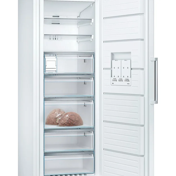 Bosch GSN58AWDP Serie 6 Gefrierschrank, freistehend, weiß, NoFrost, LED, Breite 70 cm, Energieklasse D – Bild 4