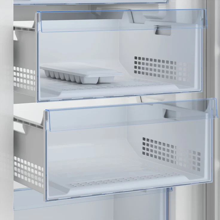 Beko RFNE448E45W Gefrierschrank, freistehend, weiß, NoFrost, Schnellgefrieren, Breite 70 cm, Energieklasse D – Bild 12