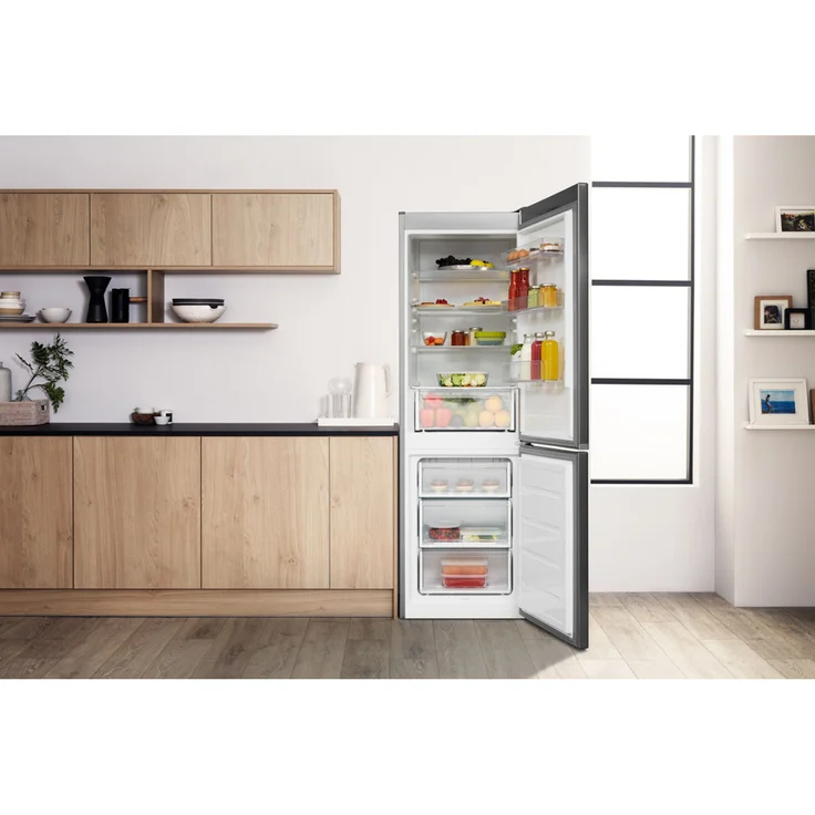 Bauknecht KGL 1820 IN 2 Kühl-Gefrierkombination, freistehend, Edelstahl, Schnellgefrieren, Multi-Airflow, Breite 59 cm – Bild 11
