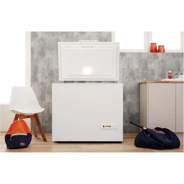 Privileg PFH 406 Gefriertruhe, freistehend, weiß, Schnellgefrieren, Breite 101 cm, Energieklasse E – Bild 10