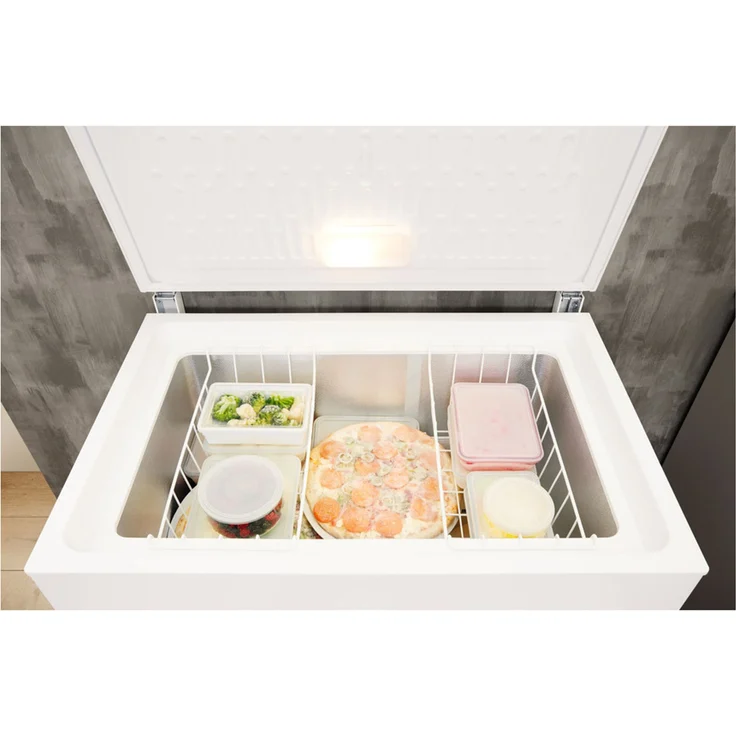 Privileg PFH 406 Gefriertruhe, freistehend, weiß, Schnellgefrieren, Breite 101 cm, Energieklasse E – Bild 9