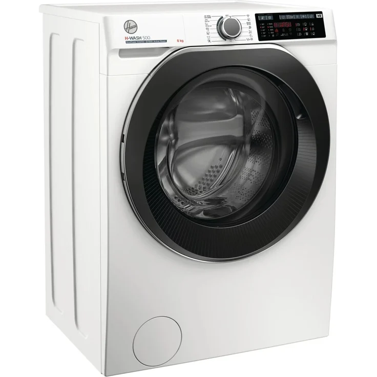 Hoover HWQ 58AMBS-1-5, Frontlader-Waschmaschine, A, Fassungsvermögen 8 kg, Standgerät, Breite 65 cm, Digital-Display, Restzeitanzeige – Bild 3