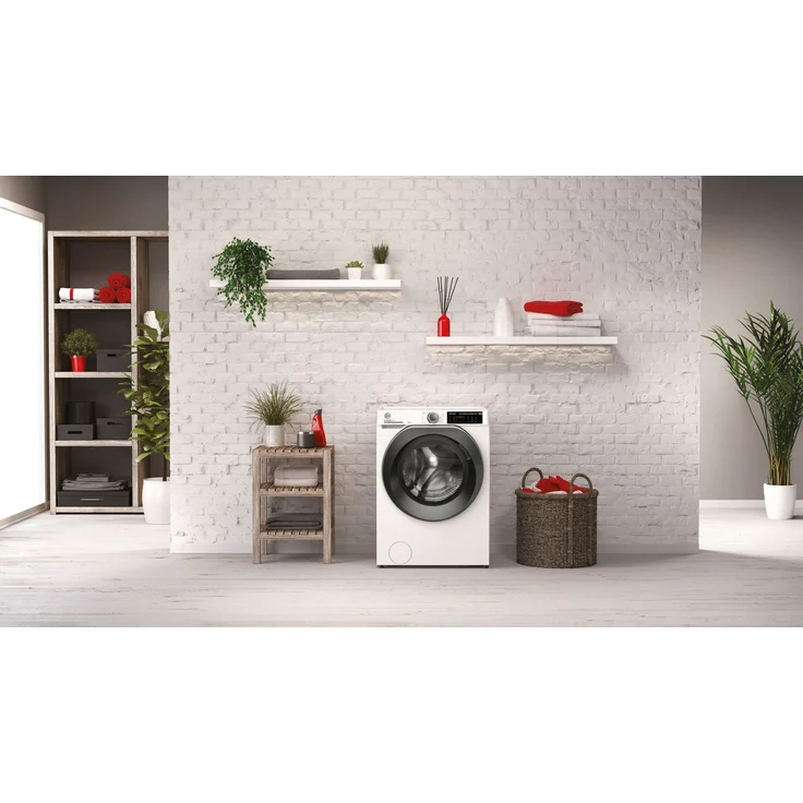Hoover HWQ 58AMBS-1-5, Frontlader-Waschmaschine, A, Fassungsvermögen 8 kg, Standgerät, Breite 65 cm, Digital-Display, Restzeitanzeige – Bild 6